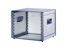 SCHROFF Comptec 19" Desktop Case, Unshielded, Alu Cover, 9 U, 84 HP, 500 mm