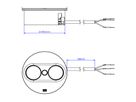 BACHMANN TWIST 2 2xCEE7/3 2.0m AEH silver round