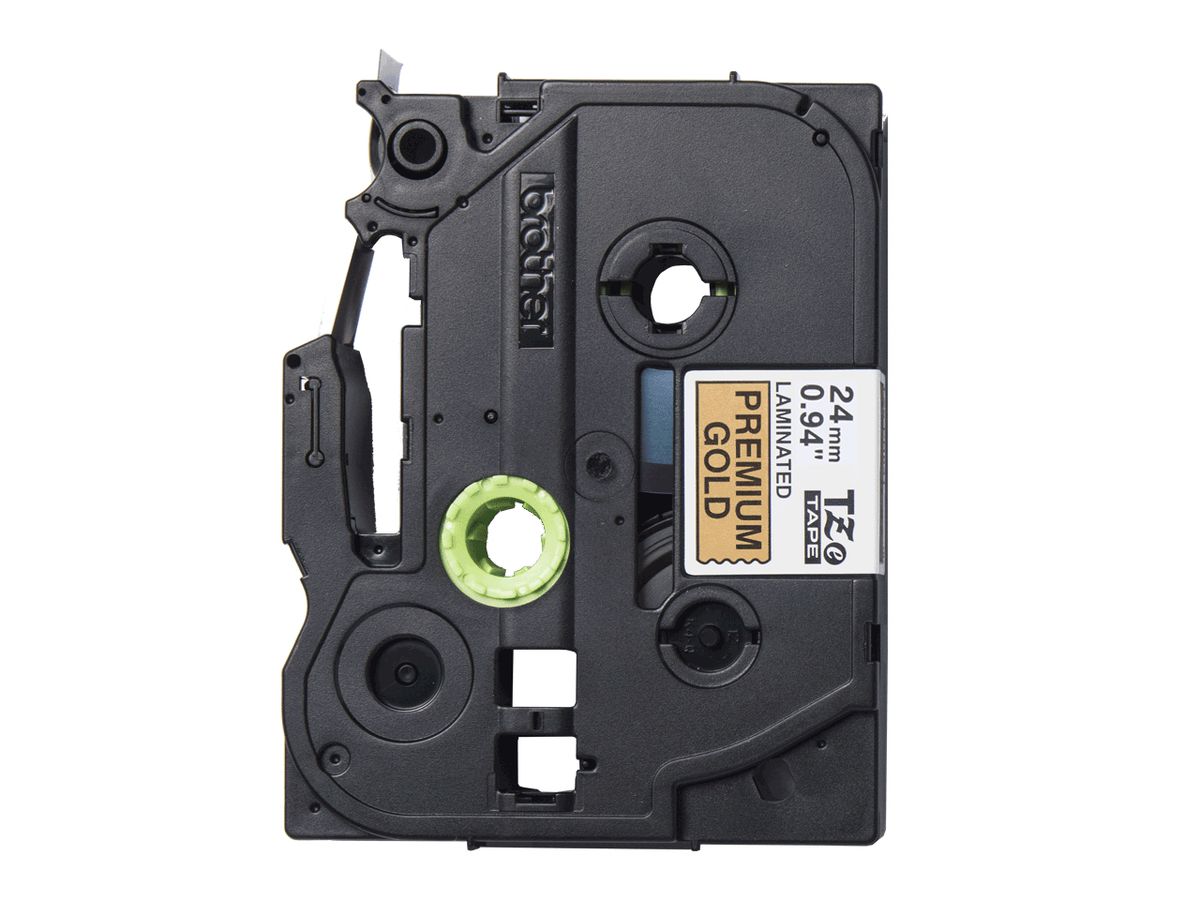 Brother TAPE/TZePR851 24MM BLACK ON GOLD labelprinter-tape