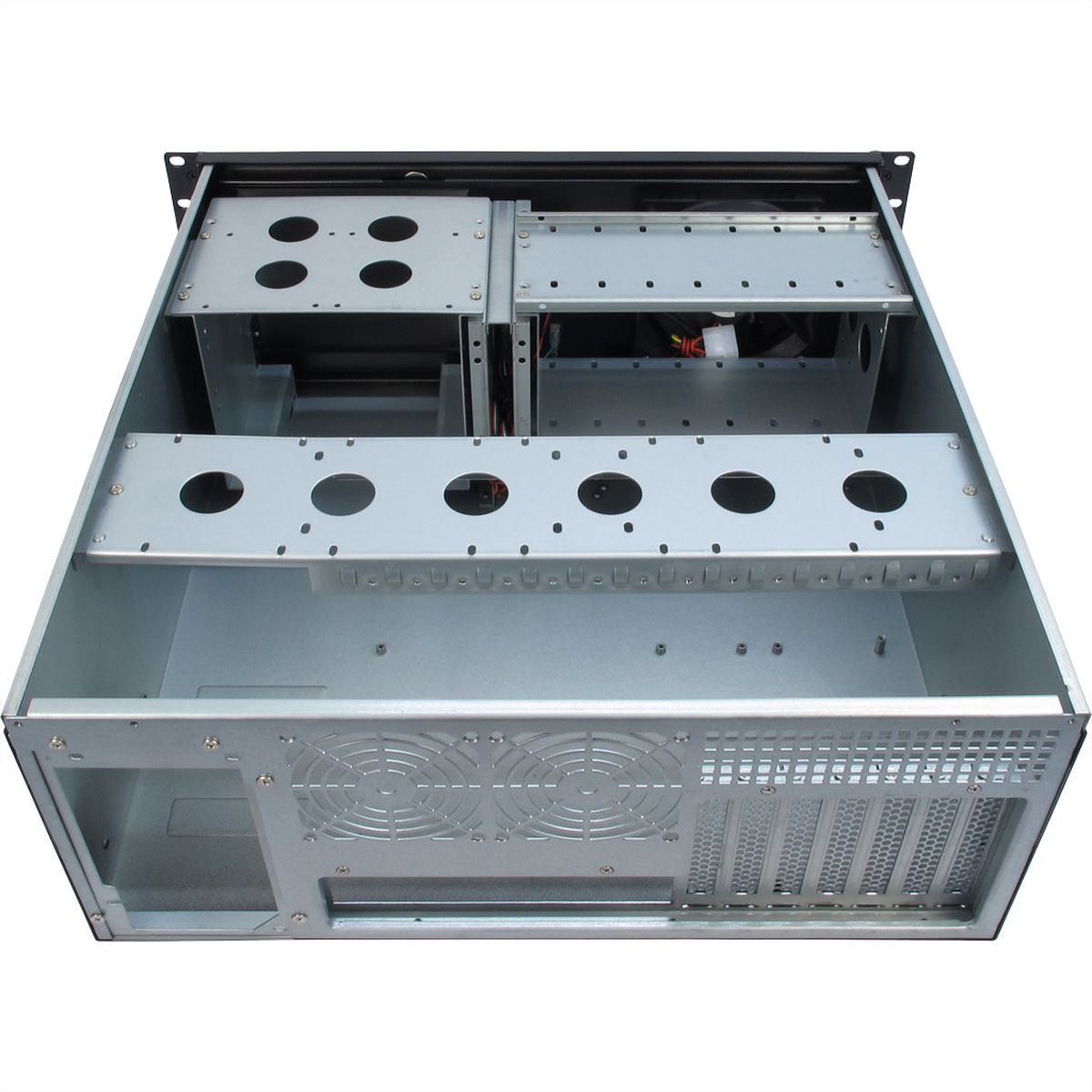 19-inch server behuizing STD, IPC 4U 4088-S, zwart
