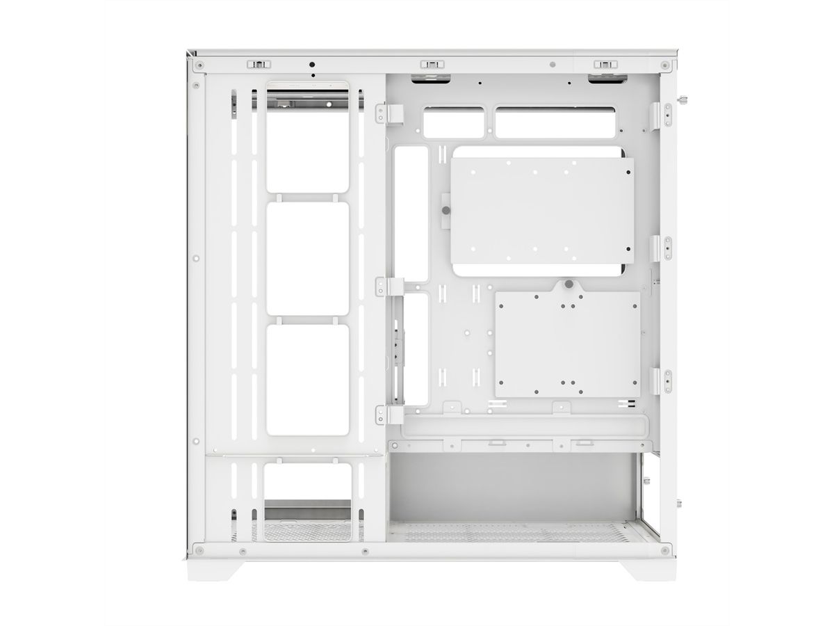 XILENCE Xilent Gleam X818.W.ARGB Gaming ATX PC Case white, RGB ATX Midi Tower