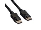 ROLINE DisplayPort kabel, DP-DP, v1.2, M - M, TPE, zwart, 1,5 m