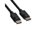 ROLINE DisplayPort kabel, DP-DP, v1.2, M - M, TPE, zwart, 5 m