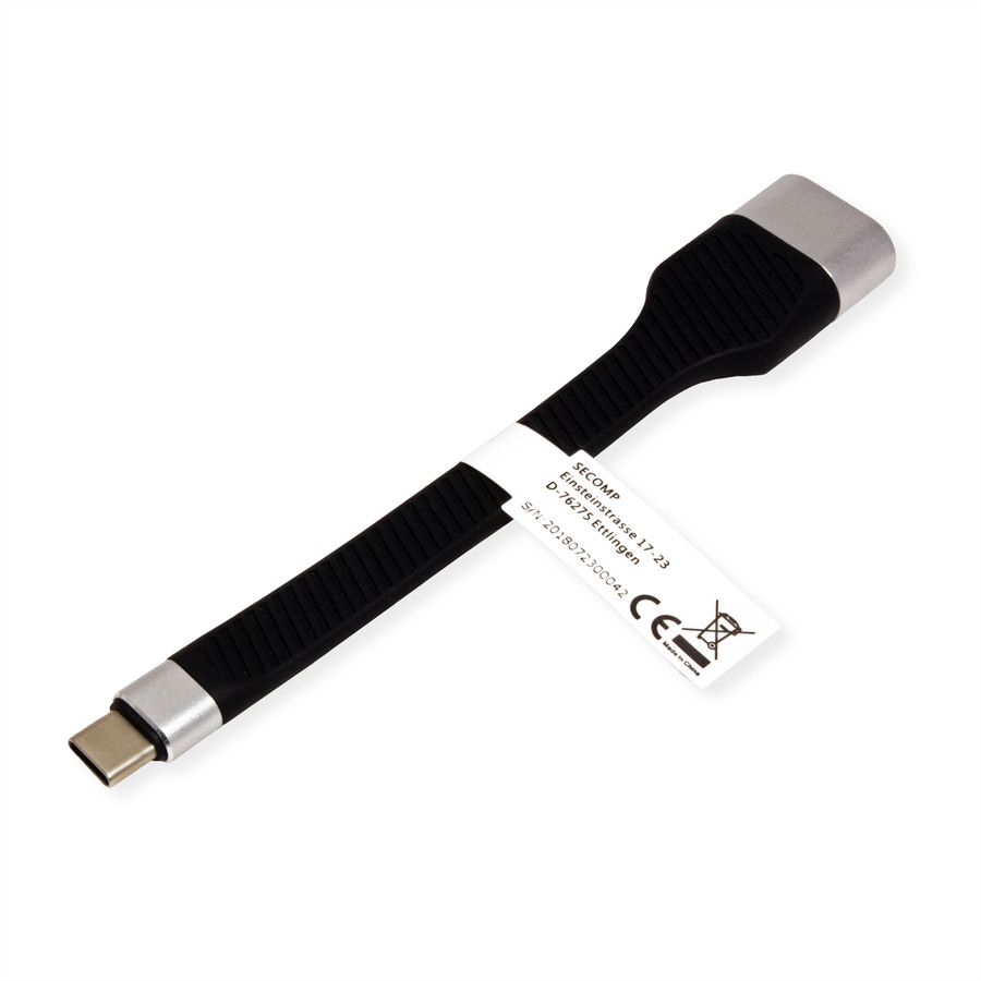ROLINE Display Adapter USB Type C - HDMI, M/F, 0,13 m