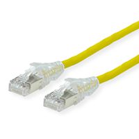 DÄTWYLER Cat.6A (Class EA) S/FTP patch cable, CU 7702 flex LSOH, AMP v2, yellow, 2 m