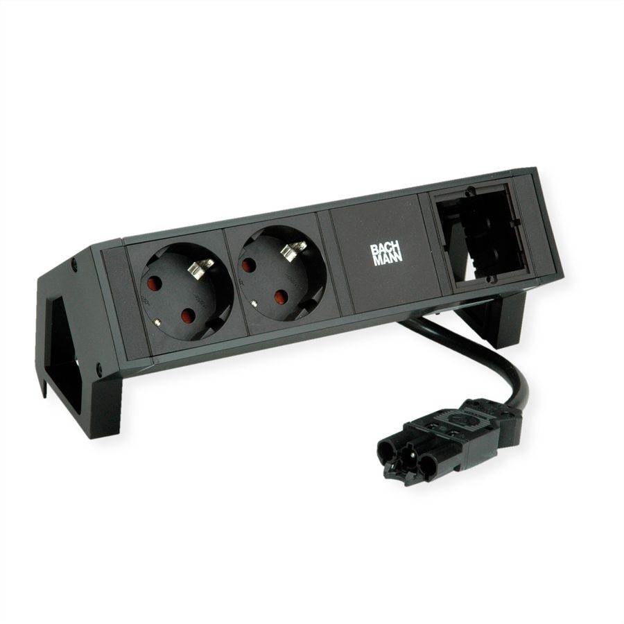 BACHMANN DESK2 2xCEE7/3 1xCM 0.2m GST18 RAL9005