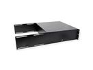 ROLINE 19-inch toetsenbordlade 3 U, 400mm diep afsluitbaar zwart