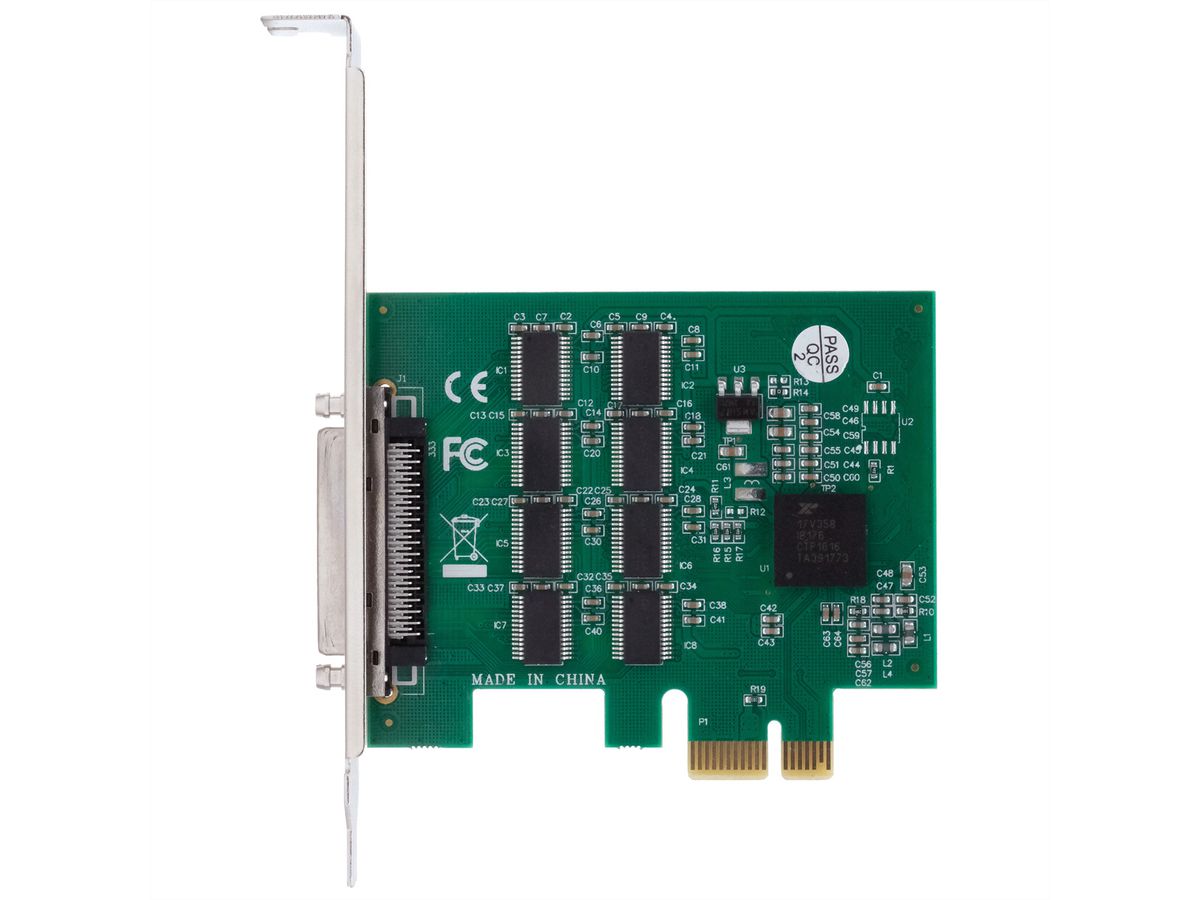 EXSYS EX-46028 8S seriële RS-232 PCIe-kaart