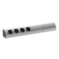 BACHMANN CASIA 4x earthing contact, silver