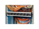 BACHMANN stekkerdoos 6x geaard contact, 19-inch rack-compatibel, 2 m
