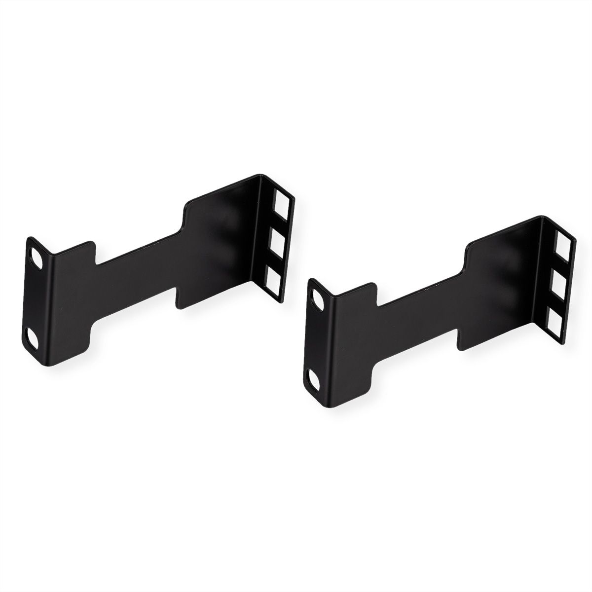 VALUE 19" Rack Depth Extender, 2 pcs, 1U, metal, 101.5mm