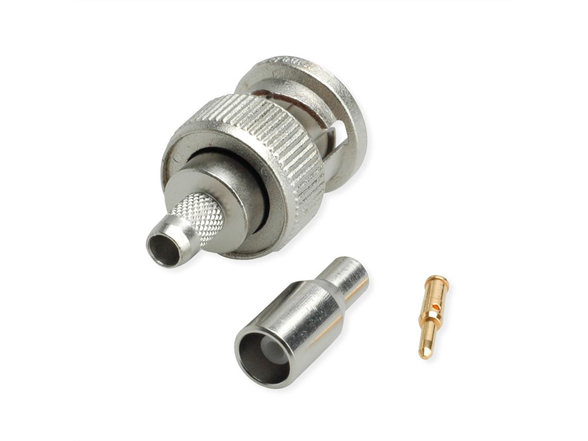 TELEGÄRTNER BNC-Crimpstecker 50 Ohm für RG-316/U