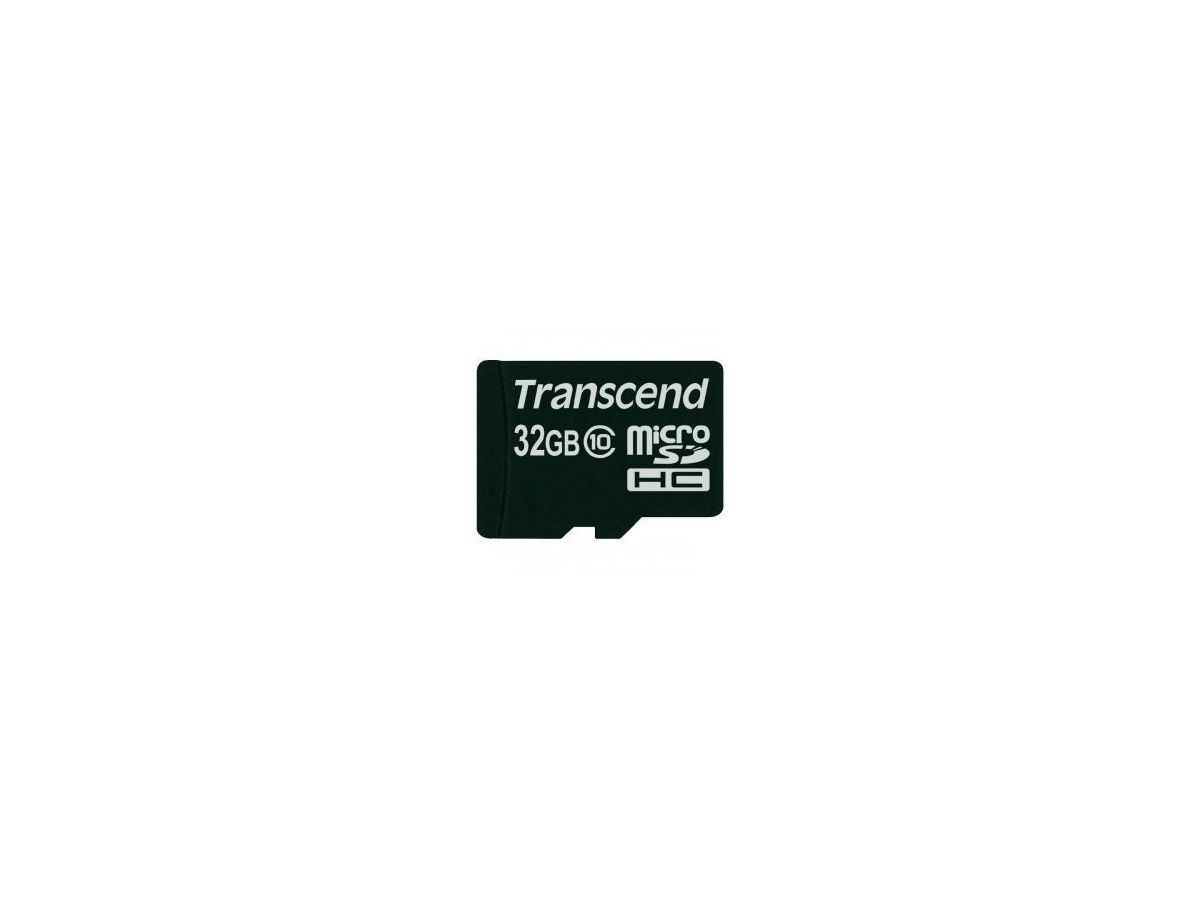 Transcend TS32GUSDC10 32GB MicroSDHC Klasse 10 flashgeheugen