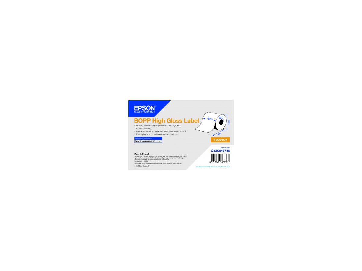 Epson C33S045736 printeretiket
