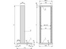 SCHROFF Labrack 19" Open Rack Uprights, 24 U