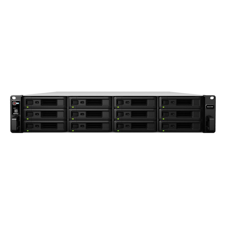 Synology RX1217RP Rack (2U) Black disk array