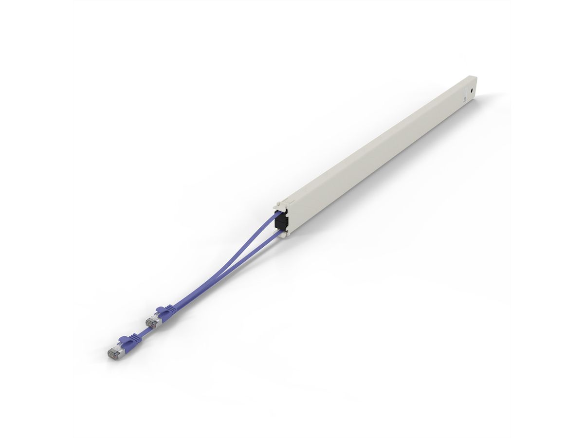 patchbox.one Kassette 46RU STP violett Cat.6a 2,5m