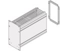 SCHROFF Frame Insteekeenheid Achterpaneel, uitsparing voor meerdere aansluitingen, 3 HE, 28 PK