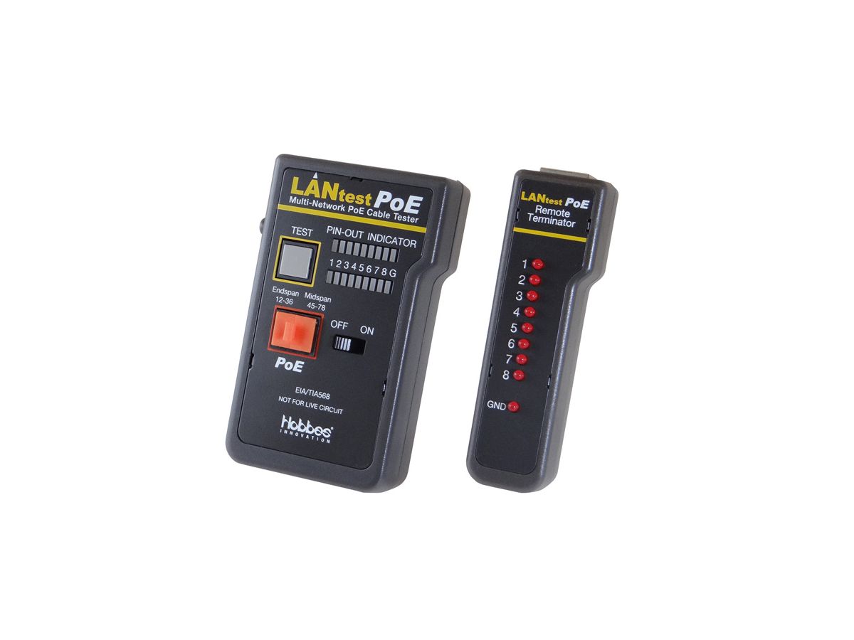 HOBBES LANtest Multinetwork PoE Cable Tester