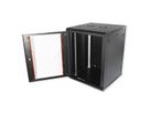 ROLINE 19-inch wandbehuizing Basic Plus 15U, 600x600 BxD zwart