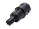 BACHMANN solid rubber coupling black, Bend protection mountable