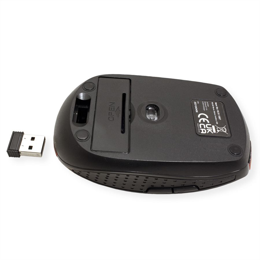 ROLINE Muis, optisch, USB, draadloos