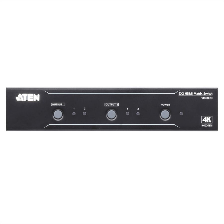 ATEN VM0202H 2x2 4K HDMI Matrix Switch