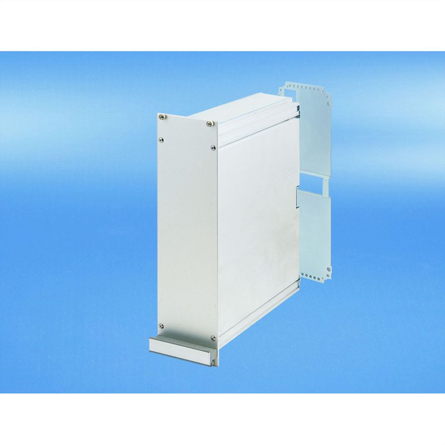SCHROFF insteekmodule met frame PRO, gladde afdekking, 1 connector, 6 HE, 28 HE, 167 mm