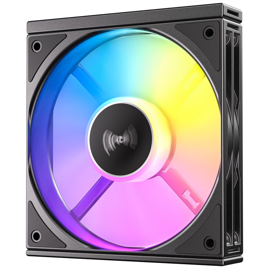ANTEC C120 ARGB Fan Reverse PC Case Fan 120mm 3-in-1-Pack, black