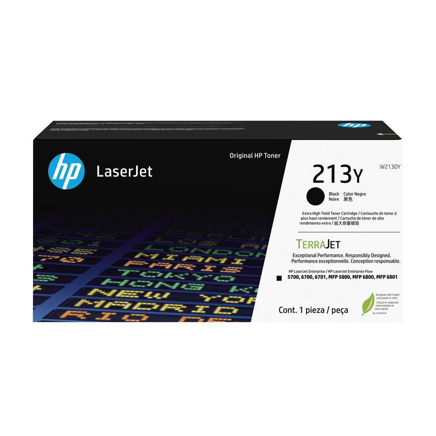 HP 213Y Extra High Yield Black Original LaserJet Toner Cartridge