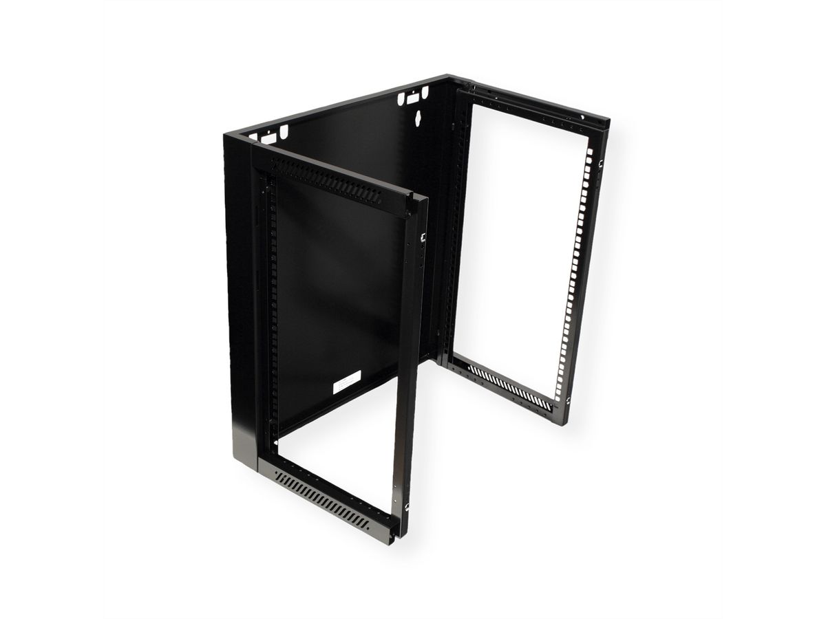 VALUE 19" Wall Mount Rack 12U, 640x570x450mm (HxWxD), black