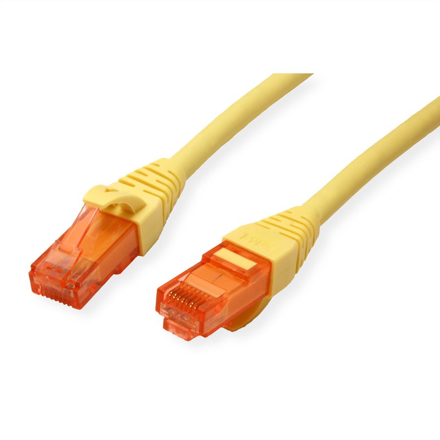 ROLINE Patchkabel Cat.6 UTP, Component Level, LSOH, geel, 1 m