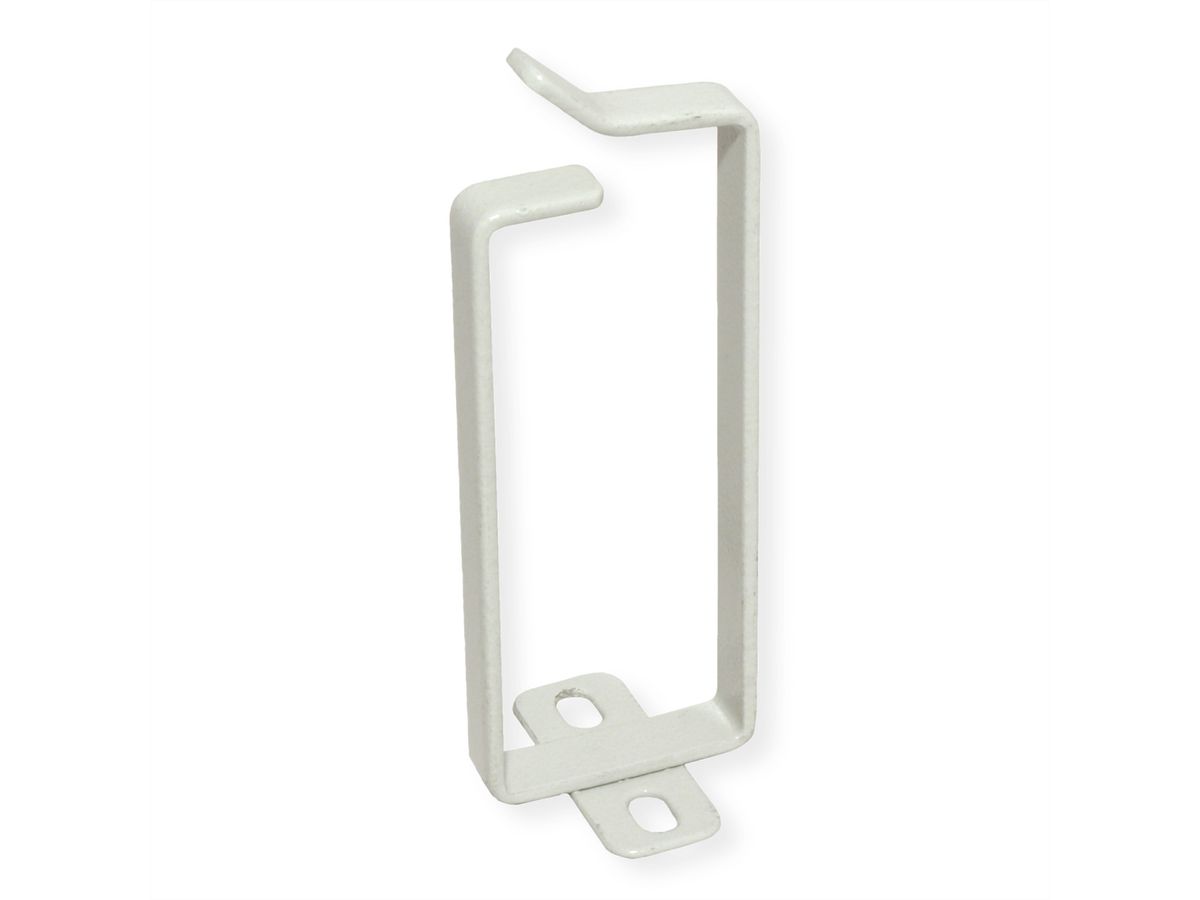ROLINE Cable management bracket, 44x100mm grey 10 pieces