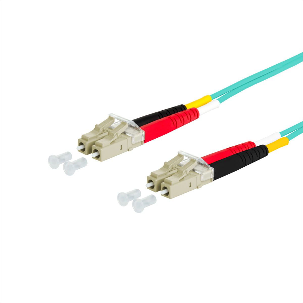 METZ CONNECT OpDAT patch cord, LC-D/LC-D OM3, 8 m