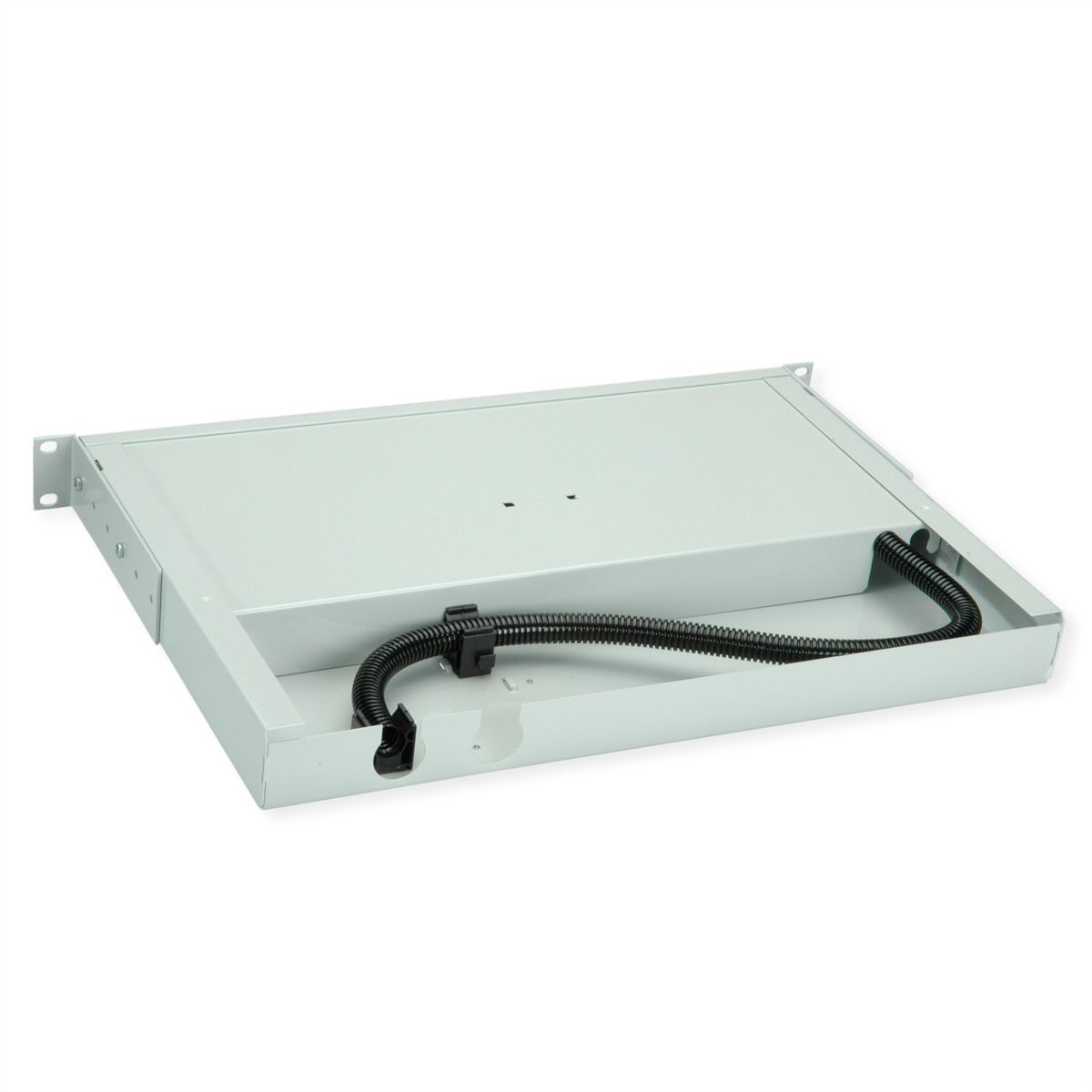TELEGÄRTNER PROFI V LWL-Panel mit Kupplungen, 12x LC Duplex, türkis, OM3