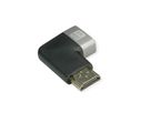 ROLINE 8K HDMI-adapter, HDMI Male/Female, 90° haaks
