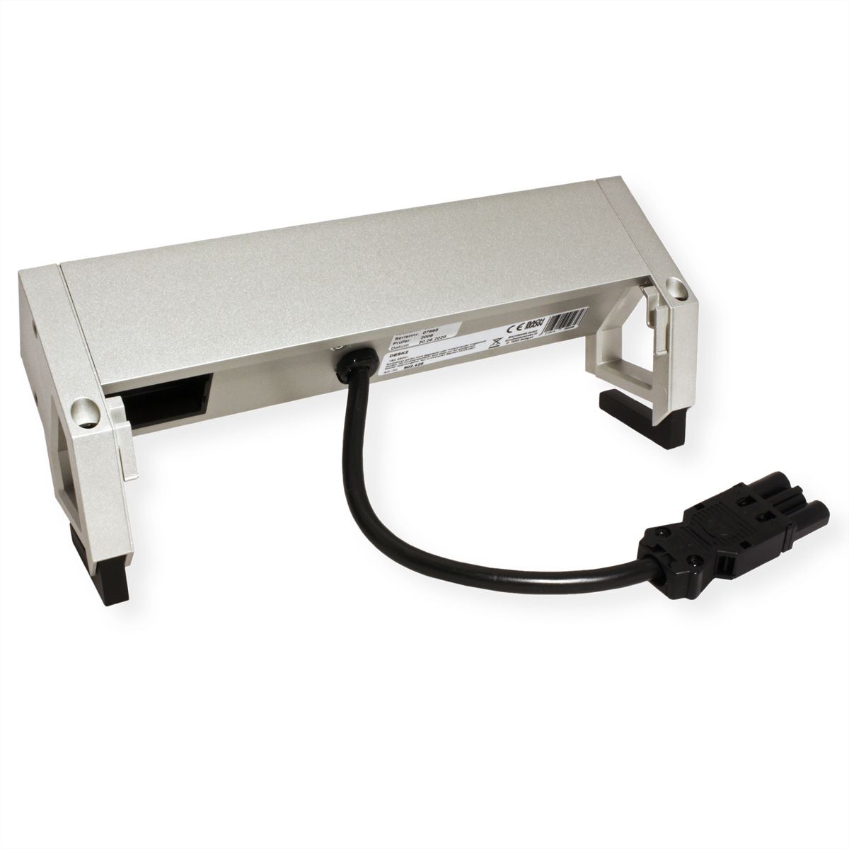 BACHMANN DESK2 2x earthing contact 1x USB charger 1x ABD, GST18 Inox
