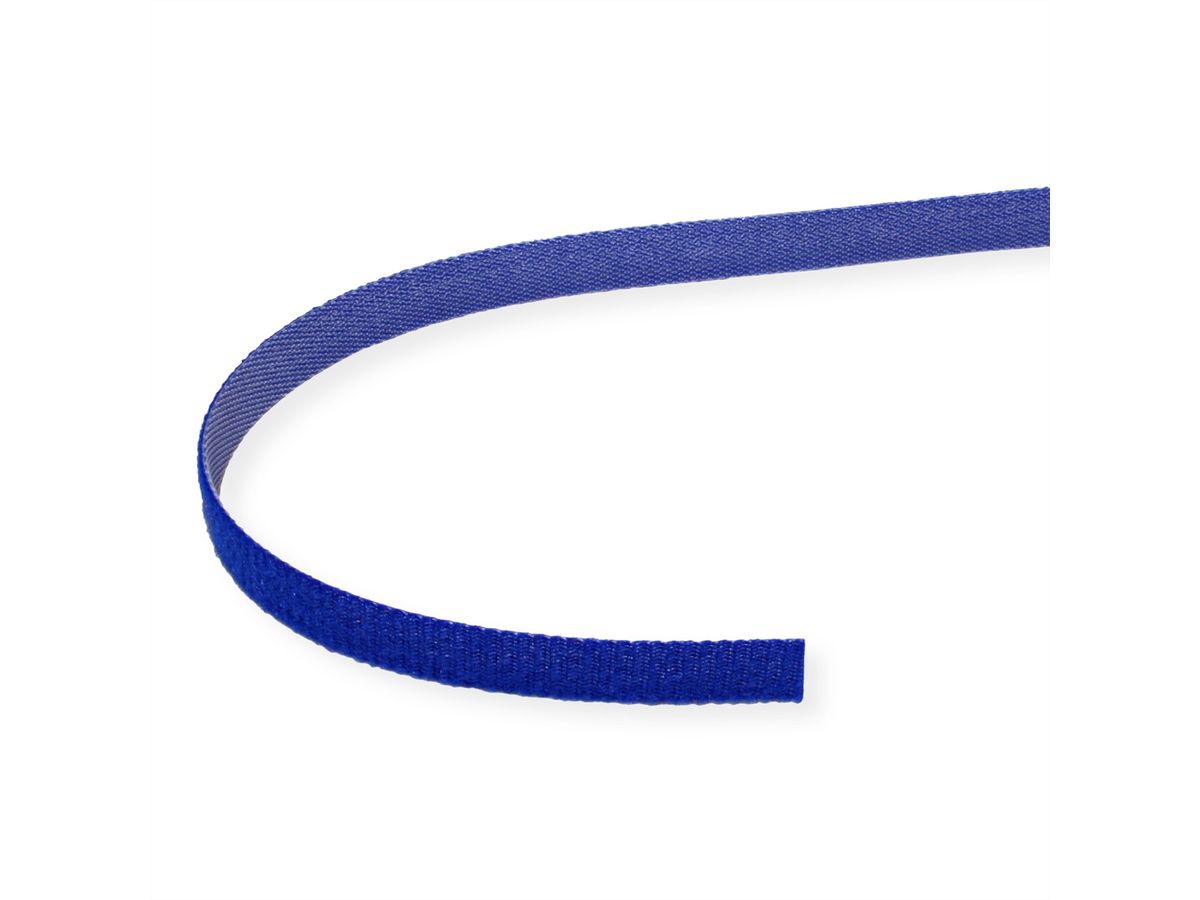 VALUE Strap Cable Tie Roll, Width 10mm, blue, 25 m