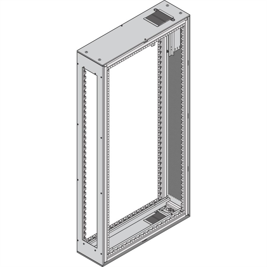 SCHROFF Varistar SHX 30 Containment Rack, RAL 7021, Cooling Elements, 42 U, 2000H, 300W, 1200D