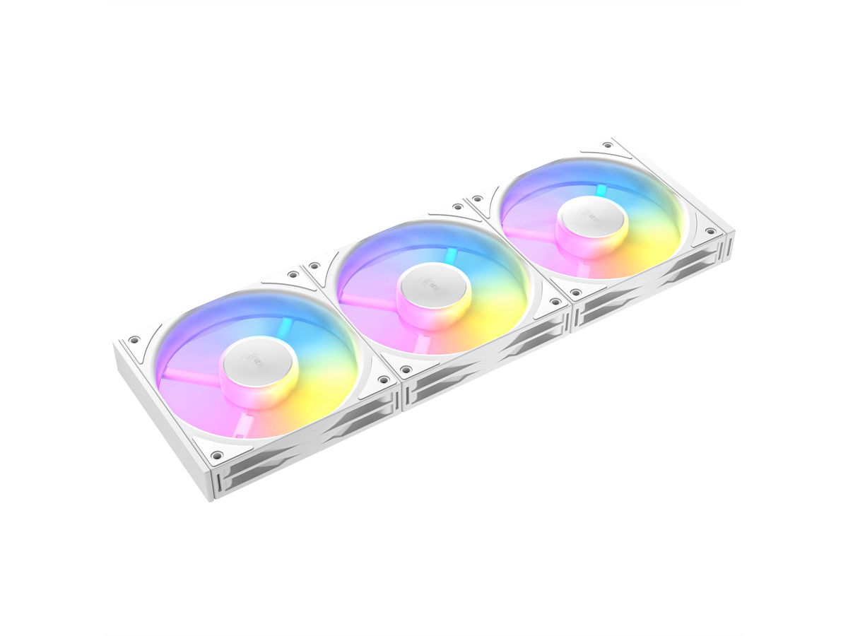 ANTEC C120 ARGB Fan PC Case Fan 120mm 3-In-1-Pack, white
