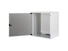 ROLINE 19-inch wandbehuizing Basic 12 U, 540x400 BxD Bouwpakket grijs