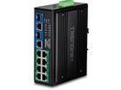 TRENDnet TI-BG108 Industrial DIN-Rail Switch 10-Port Gigabit 400W PoE++