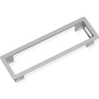 BACHMANN POWER FRAME inbouwframe klein 3-voudig, zilver