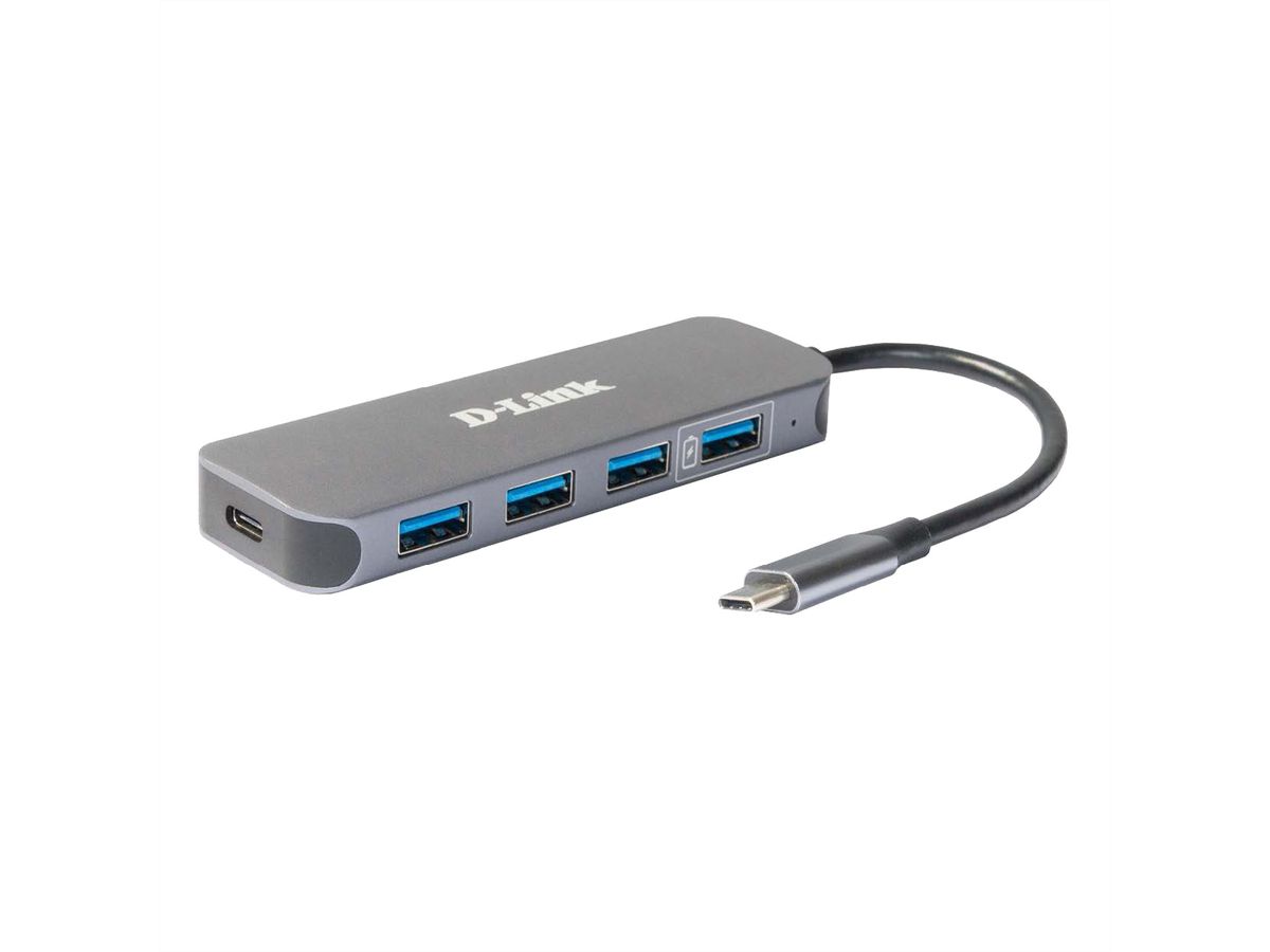 D-Link DUB-2340 USB-C auf 4-Port USB Hub mit Power Delivery