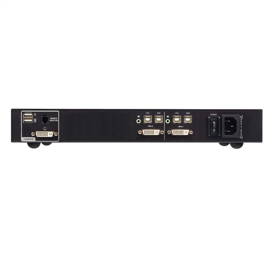 ATEN CS1182D4C 2-poorts USB 4K DVI Secure KVM met Card Reader