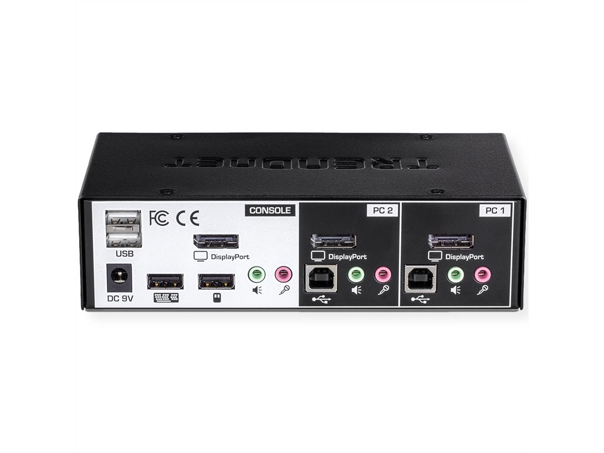 TRENDnet TK-241DP KVM Switch 2-Port DisplayPort