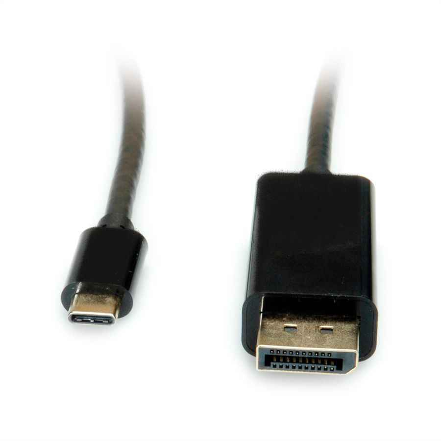 VALUE USB type C - DisplayPort adapterkabel, v1.2, M/M, 1 m