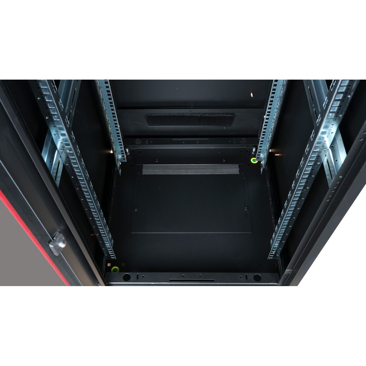 ROLINE 19-inch netwerkkast Pro 26 U, 600x600 BxD Glazen deur zwart