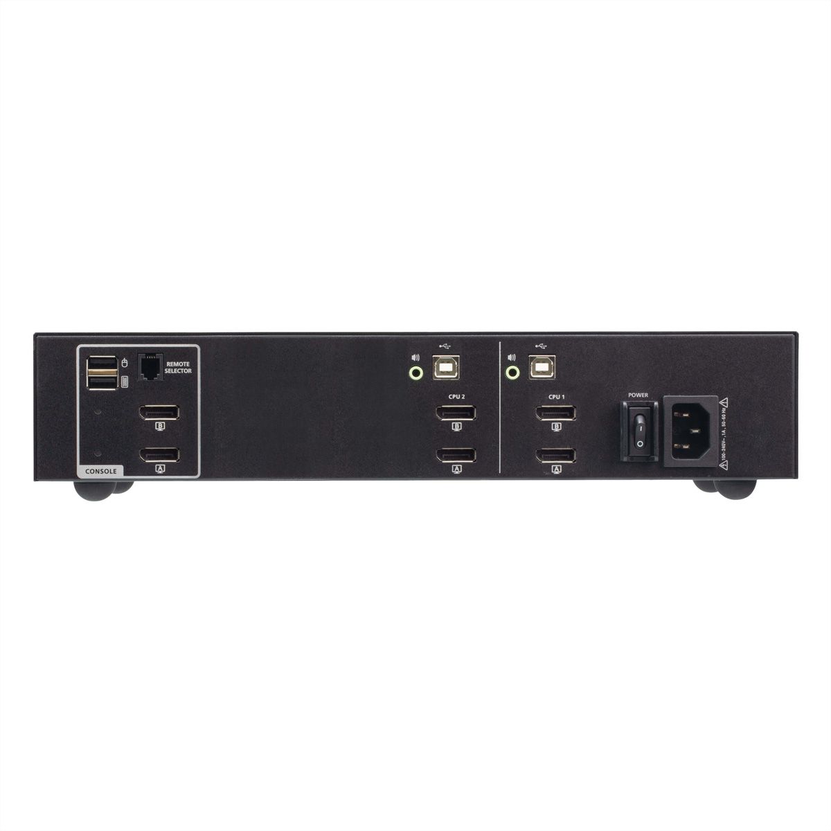 ATEN CS1142DP4 2-Poorts USB DisplayPort Secure KVM Switch