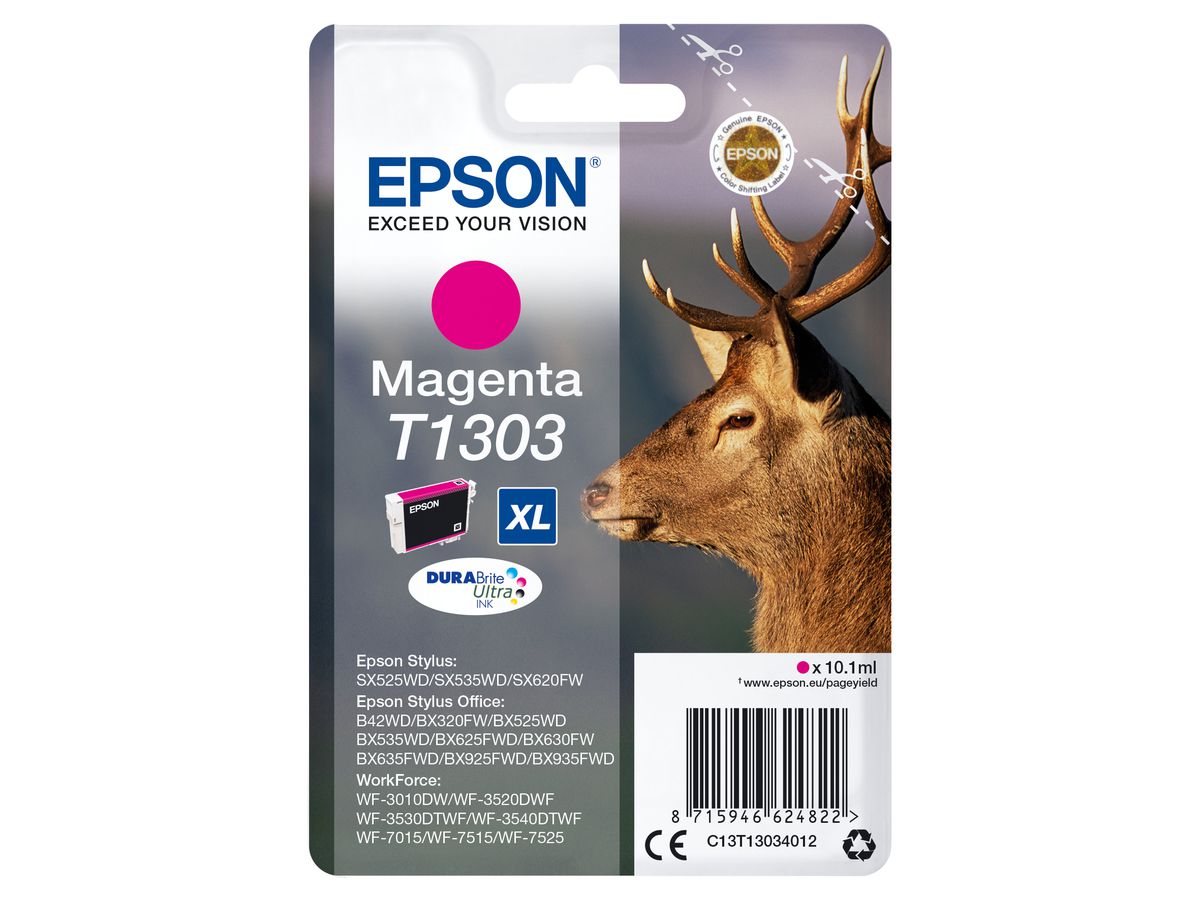 Epson inktpatroon Magenta T1303 DURABrite Ultra Ink